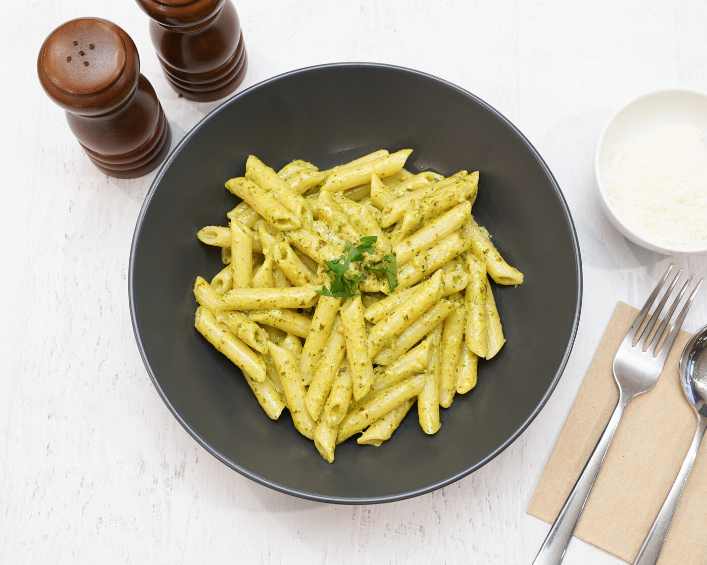 Penne pesto pasta